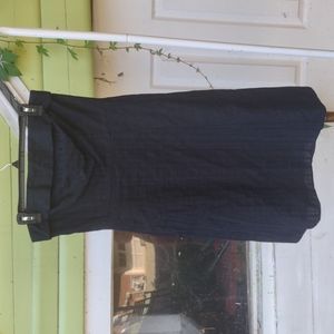 Banana Republic black strapless dress NWT